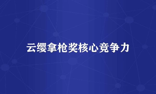 云缨拿枪奖核心竞争力