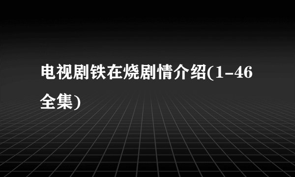电视剧铁在烧剧情介绍(1-46全集)