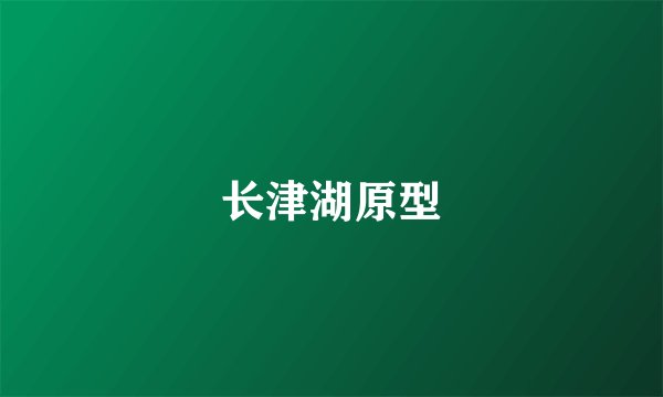 长津湖原型