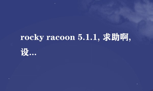 rocky racoon 5.1.1, 求助啊,设置里的插件没有了