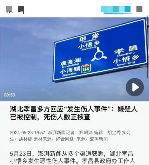 湖北一精神病患者持刀伤人致8死1伤!死者包括其母亲,知情人曝更多细节