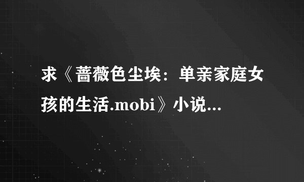 求《蔷薇色尘埃：单亲家庭女孩的生活.mobi》小说完整网盘链接