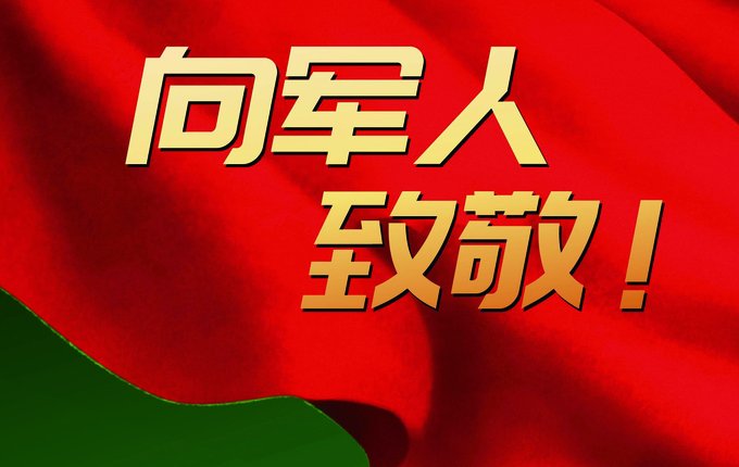 向军人致敬的简短句子