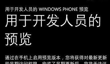 WP8.1开发者预览版如何升级到WP8.1正式版图文