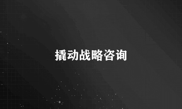撬动战略咨询