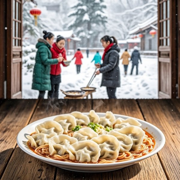 大雪吃饺子还是吃面条