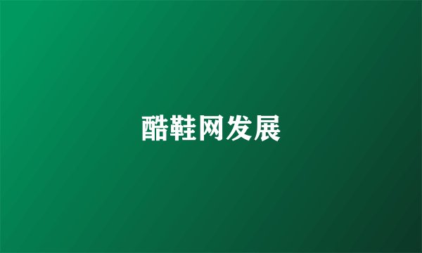 酷鞋网发展