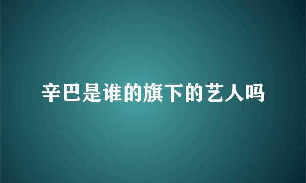 辛巴是谁的旗下的艺人吗