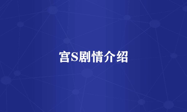 宫S剧情介绍