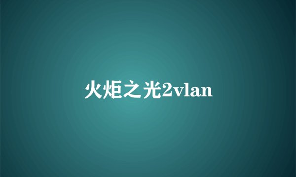 火炬之光2vlan