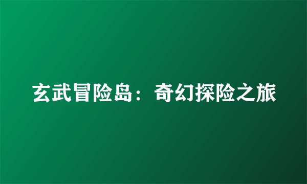 玄武冒险岛：奇幻探险之旅