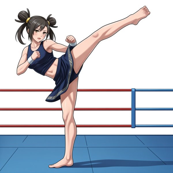 伽罗ちゃんが腿法怎么打出来