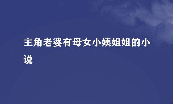 主角老婆有母女小姨姐姐的小说
