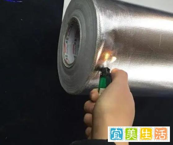 阻燃铝箔玻纤布 耐高温铝箔玻璃纤维布