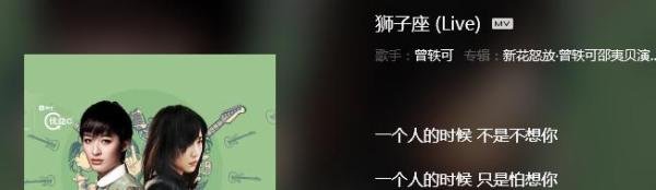 歌词中有“一个人的时候，不是不想你，一个人的时候~”这是什么歌