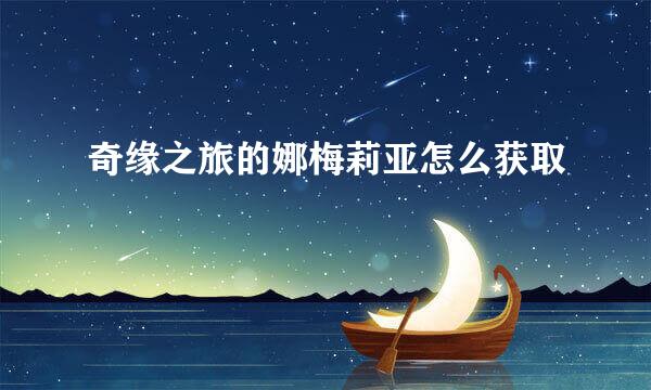 奇缘之旅的娜梅莉亚怎么获取