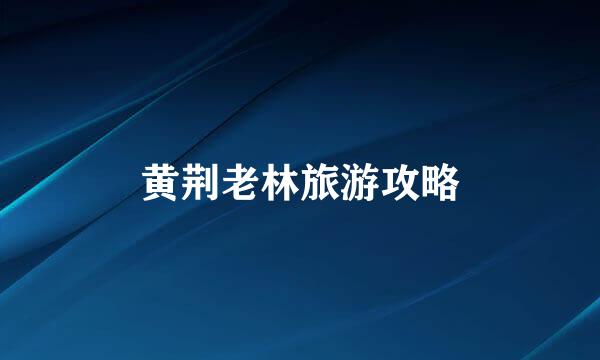 黄荆老林旅游攻略
