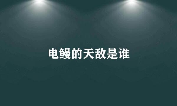 电鳗的天敌是谁