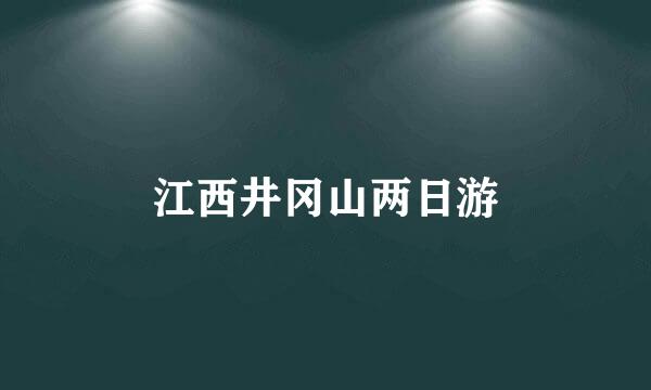 江西井冈山两日游