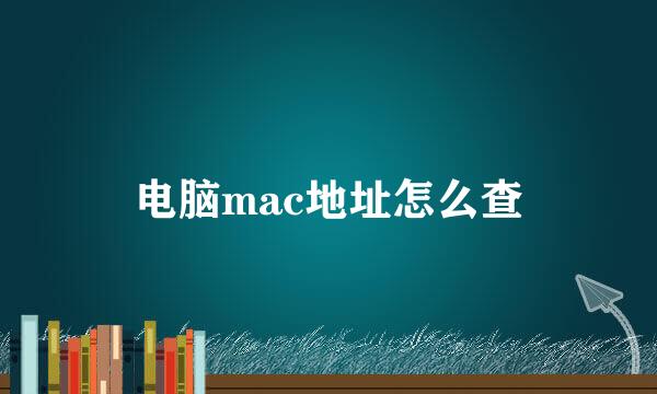 电脑mac地址怎么查