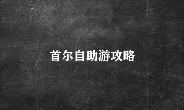 首尔自助游攻略