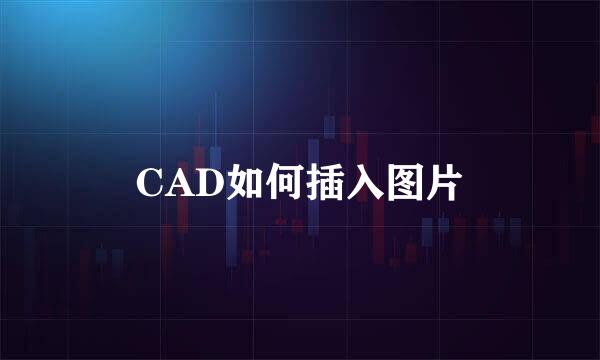 CAD如何插入图片