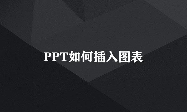PPT如何插入图表