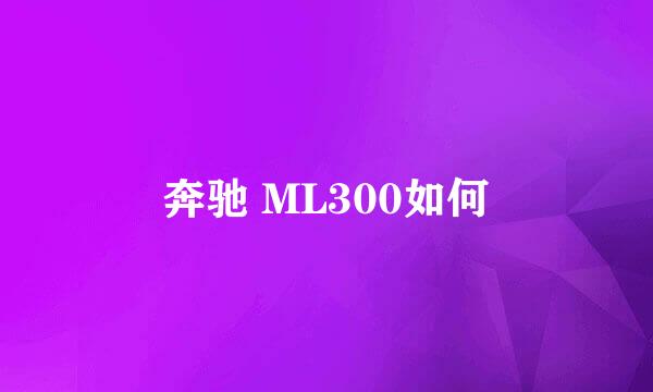 奔驰 ML300如何