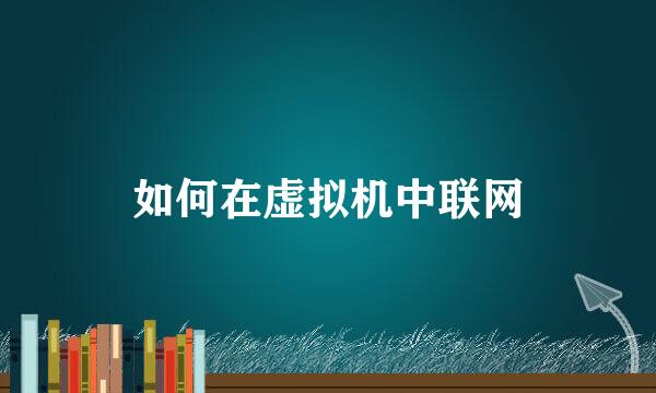 如何在虚拟机中联网