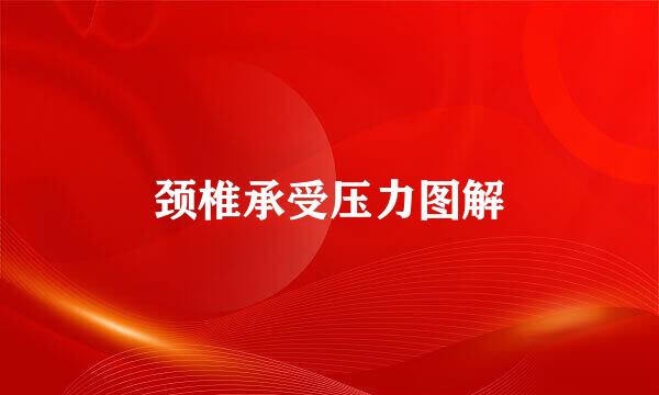 颈椎承受压力图解