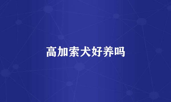 高加索犬好养吗